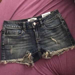 Brand new pink cut off shorts